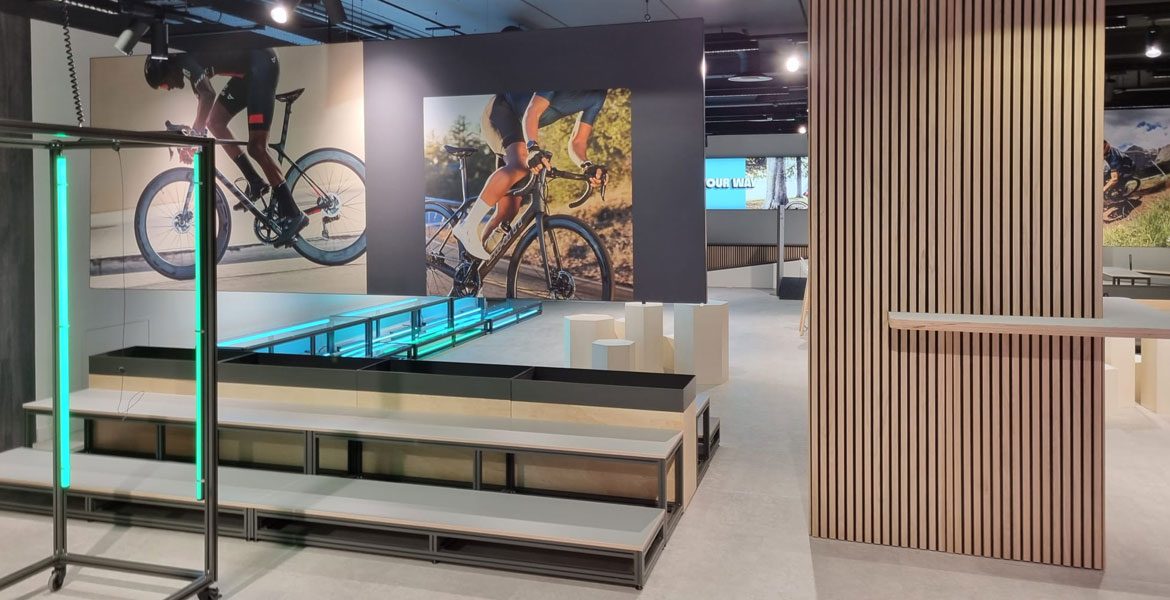 Theatre seating showroom fit out